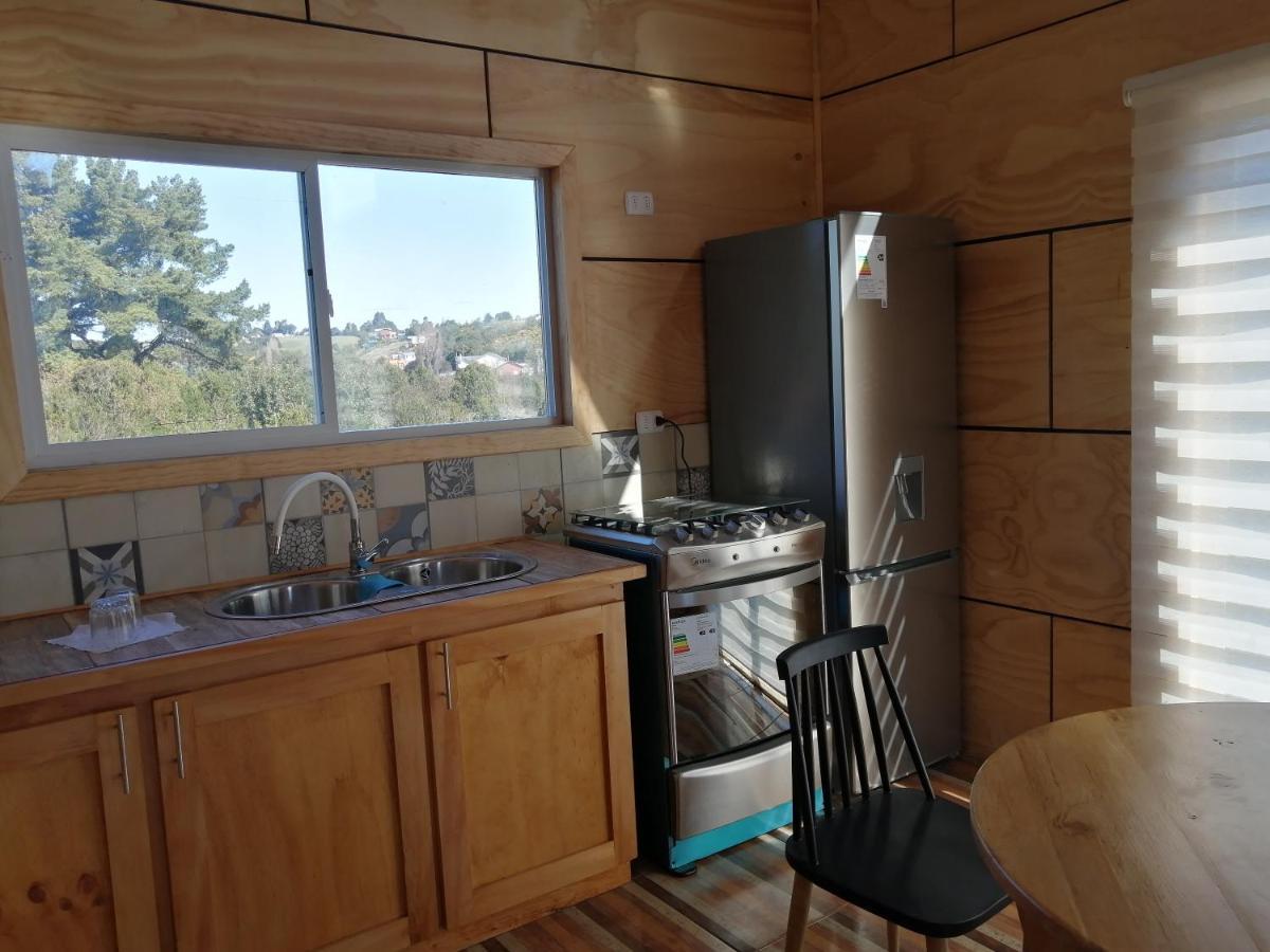 דירות קסטרו Cabana Rinconcito Chilote מראה חיצוני תמונה